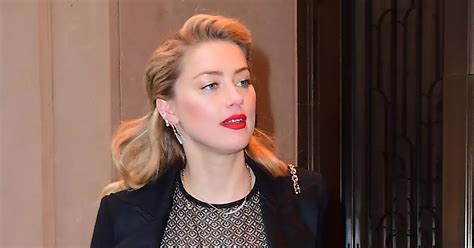 amber heard nipple|Amber Heard turns heads in nipple